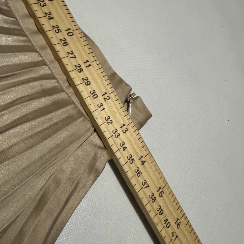 Dainty Jewells Twirling In Tinsel Gold Champagne Modest Tiered Skirt‎ Size XS - Picture 4 of 5